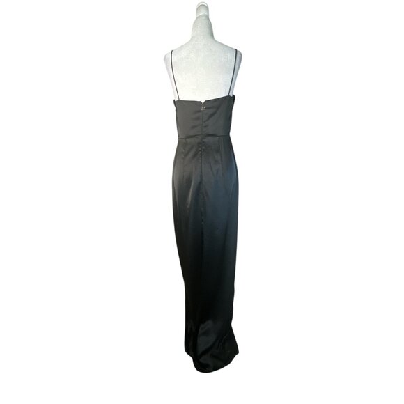Nookie Emelie Gown in Black Medium New Womens Long Corset Maxi Dress - Picture 6 of 11